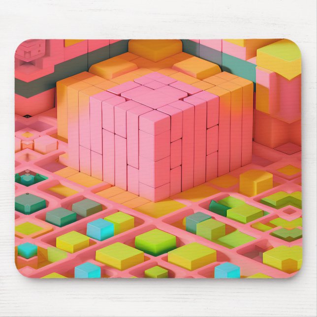 Brightly Coloured Sweetness Mouse Mat (Front)