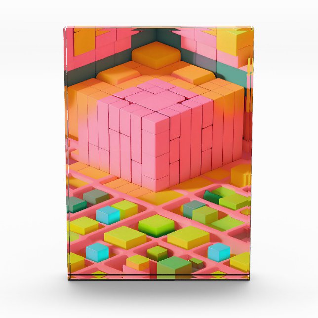 Brightly Coloured Sweetness Photo Block (Front)