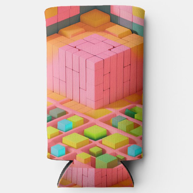 Brightly Coloured Sweetness Seltzer Can Cooler (Front)