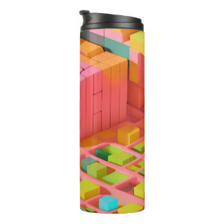 Brightly Coloured Sweetness Thermal Tumbler