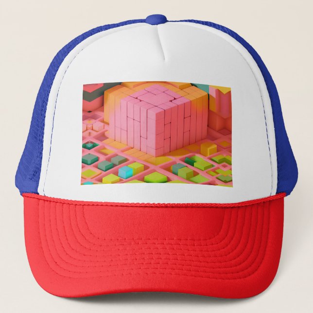 Brightly Coloured Sweetness Trucker Hat (Front)