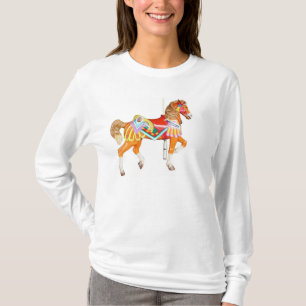Brightly Painted Carousel Horse T-Shirt