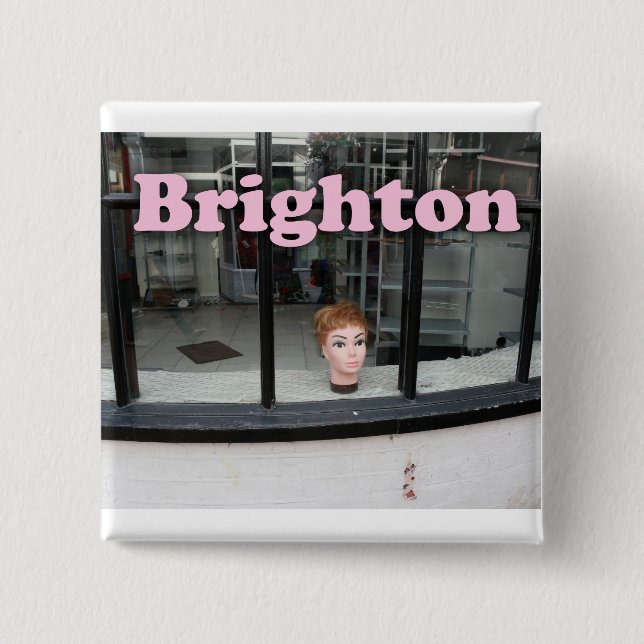 Brighton - Amazing! 15 Cm Square Badge (Front)