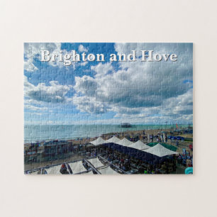 Brighton and Hove Beach on a Summer Day Jigsaw Puzzle