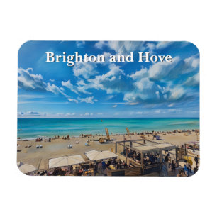 Brighton and Hove Beach Painting Magnet