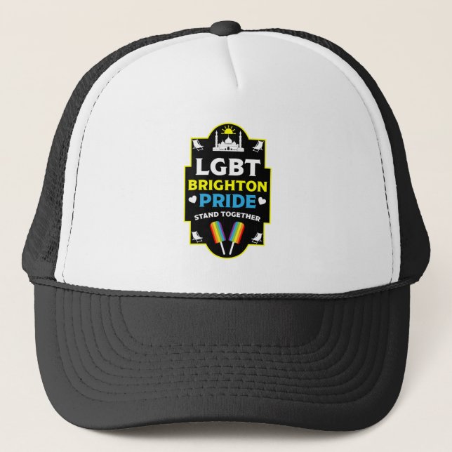 Brighton and Hove pride Trucker Hat (Front)
