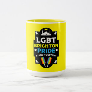 Brighton and Hove pride Two-Tone Coffee Mug