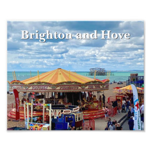 Brighton and Hove Seafront Promenade Photo Print