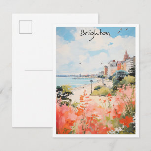 Brighton Art Travel  Postcard