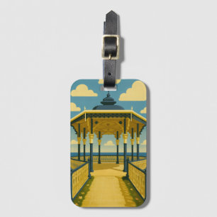 Brighton Bandstand – Coastal Architecture Art Luggage Tag