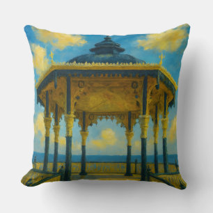 Brighton Bandstand Glow – Seaside Pavilion Cushion