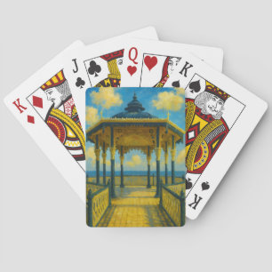 Brighton Bandstand Glow – Seaside Pavilion Playing Cards
