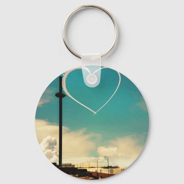 Brighton Beach Heart Key Ring (Front)