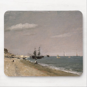 Brighton Beach with colliers, 1824 Mouse Mat