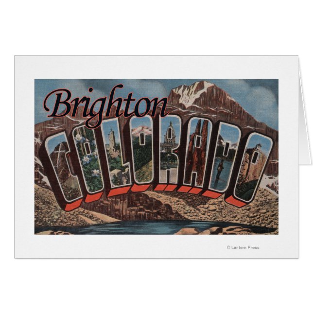 Brighton, Colorado - Large Letter Scenes (Front Horizontal)