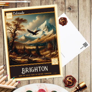 Brighton, Colorado Vintage Postcard
