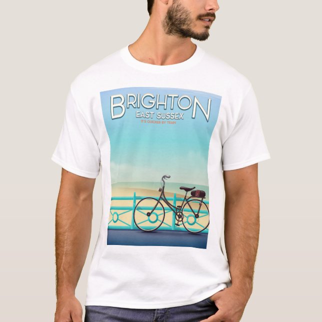 Brighton, East Sussex vintage travel poster. T-Shirt (Front)