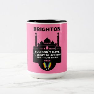 Brighton Gay Pride Two-Tone Coffee Mug