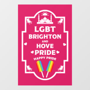 Brighton Gay Pride Window Cling