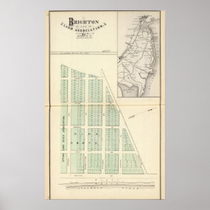 Brighton Land Association, adjoining Spring Lake Poster