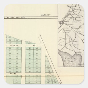 Brighton Land Association, adjoining Spring Lake Square Sticker