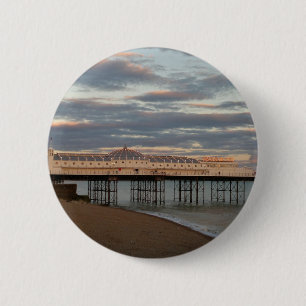 Brighton Palace Pier 6 Cm Round Badge
