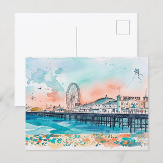 Brighton Palace Pier Postcard