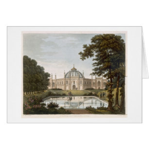 Brighton Pavilion: Proposed view of the garden wit