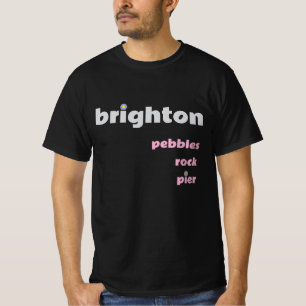 Brighton Pebbles Rock Pier M Tee