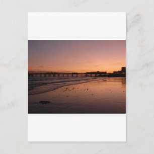 brighton pier in the sunset postcard