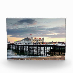 Brighton Pier Sunset Photo Block