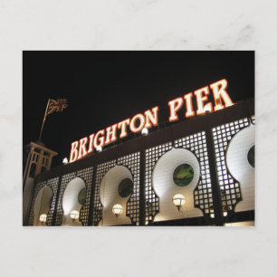 Brighton Pier, Sussex, UK Postcard