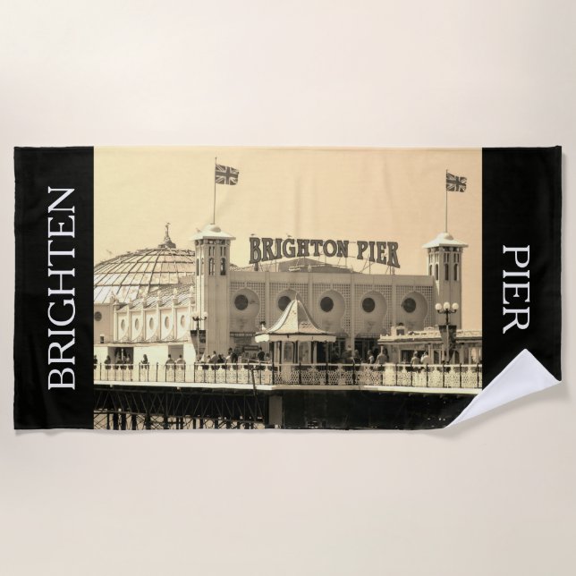 Brighton Pier UK Vacation  Beach Towel (Front)