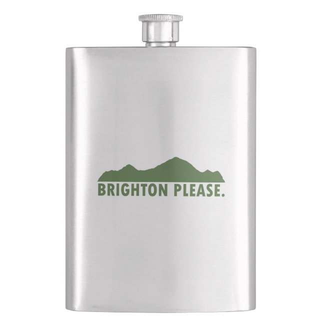 Brighton Please Hip Flask (Front)