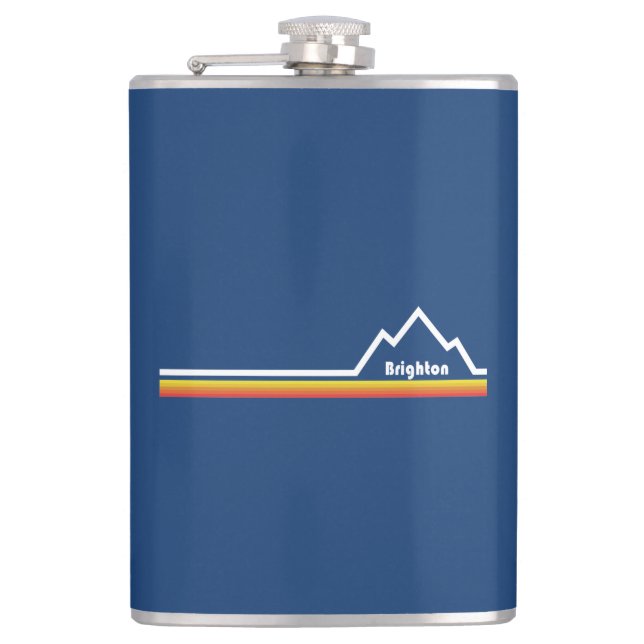 Brighton Resort, Utah Hip Flask (Front)