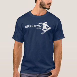 Brighton Resort Utah Snowboarder T-Shirt