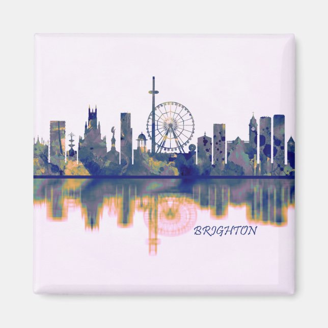 Brighton Skyline Magnet (Front)