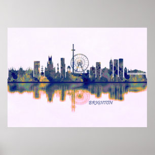 Brighton Skyline Poster