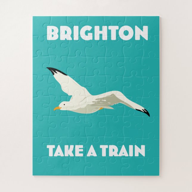 Brighton "Take a Train" Jigsaw Puzzle (Vertical)