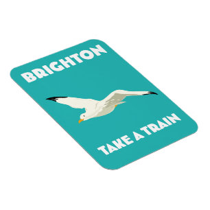 Brighton "Take a Train" Magnet