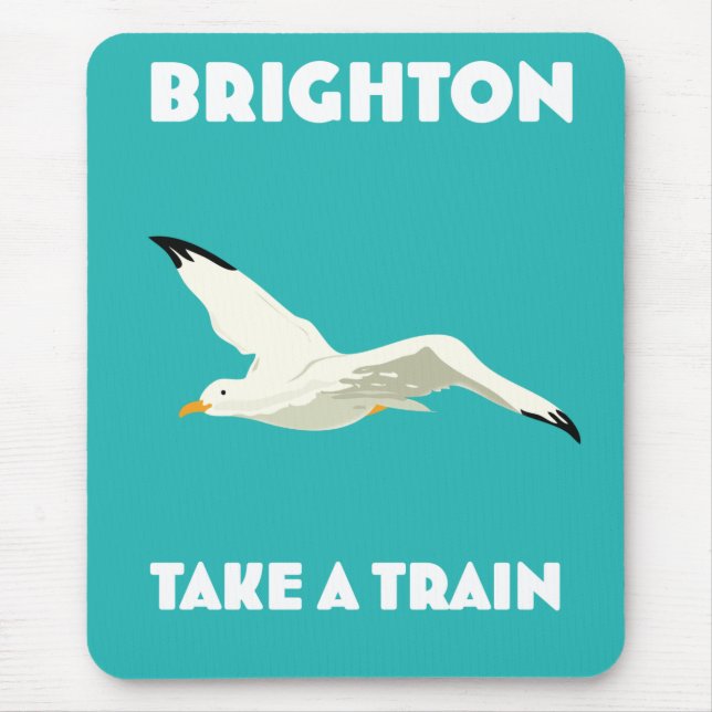 Brighton "Take a Train" Mouse Mat (Front)