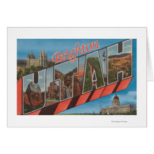Brighton, Utah - Large Letter Scenes