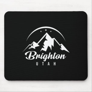 Brighton Utah Ski Resort Skiing Snowboarding  Mouse Mat