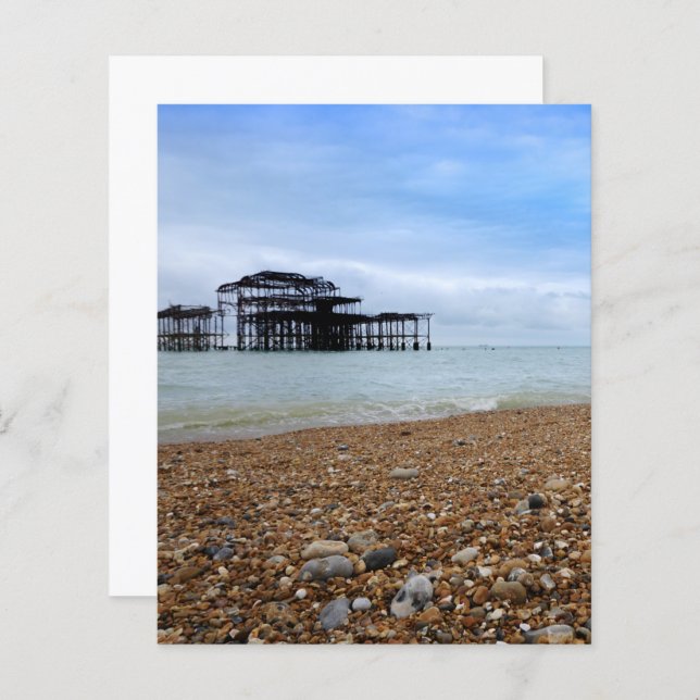 Brighton West Pier landscape (Front/Back)