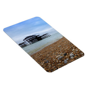 Brighton West Pier landscape Magnet