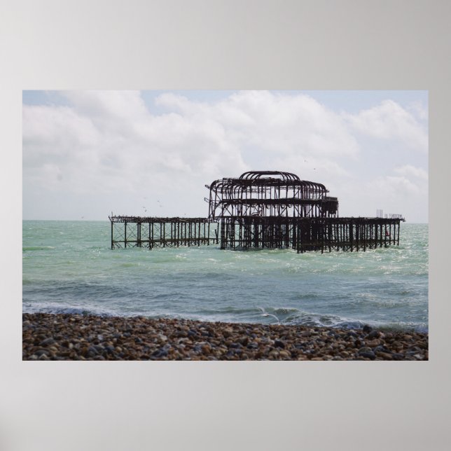 Brighton West Pier Poster (Front)