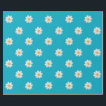 Brights Daisy Wrapping Paper<br><div class="desc">White daisies on a colourful background are a joyful and simple way to wrap your special gift.  Perfect for birthdays and any sweet occasion.</div>