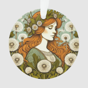 Brigid Goddess Dandelion Ornament