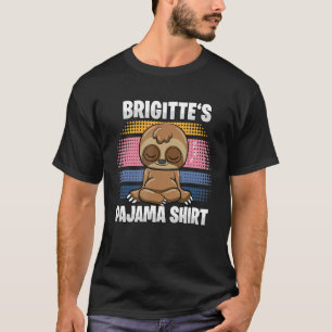 Brigitte's Pajama   Personalised Sleeping T-Shirt
