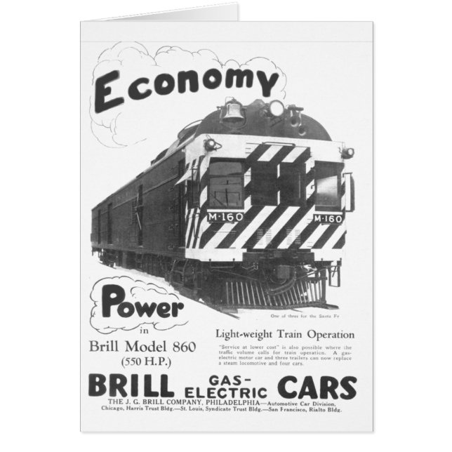 Brill Light-Weight  Passenger Train 1932 (Front)